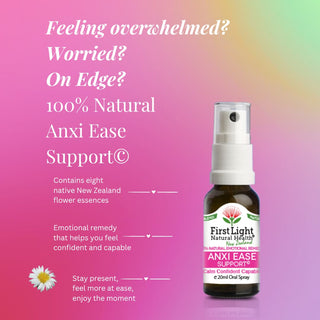 Anxi Ease Support© Flower Essence Emotional Remedy - 100% Natural